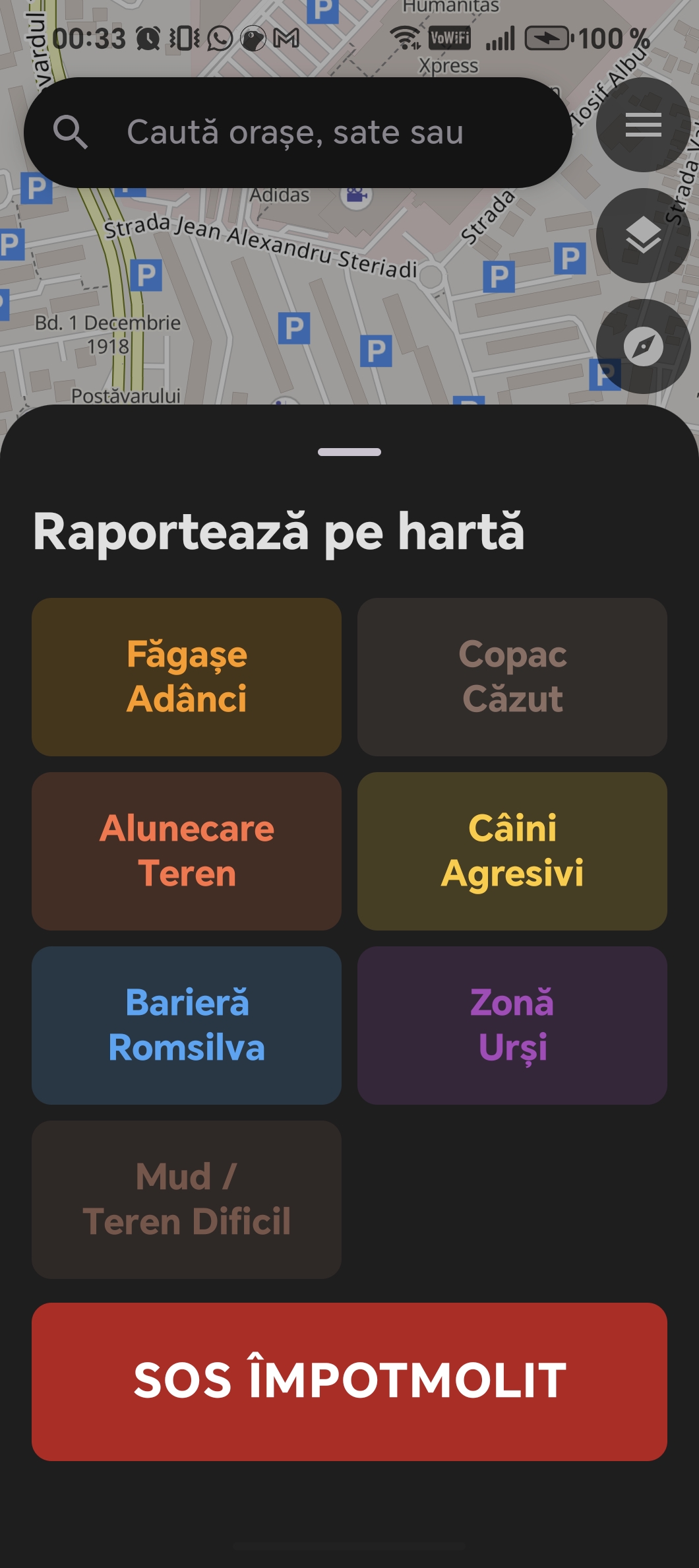 Raportează hazard